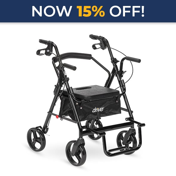 Duet Rollator Transport Chair-1